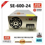 Power Supply Trafo Meanwell SE-600-24 DC 24V 25A 600W | Mean Well